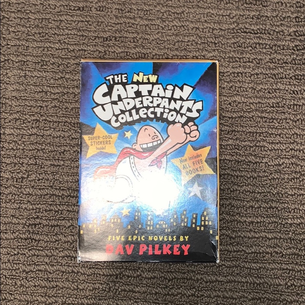 Captain Underpants First Five Books Collection